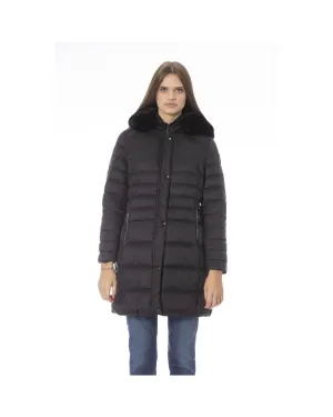 Baldinini Trend Women's Black Polyester Jackets & Coat - M