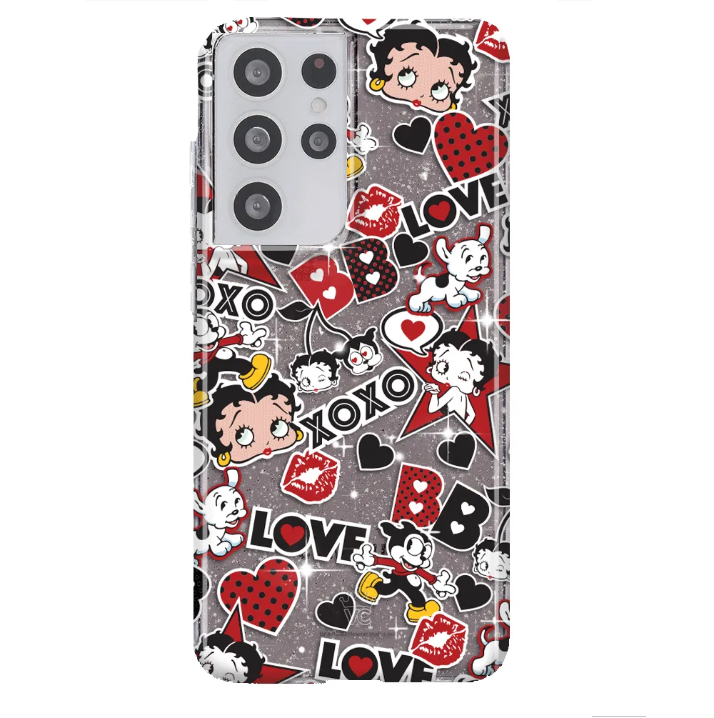 Betty Boop Sassy Glitter Samsung Case