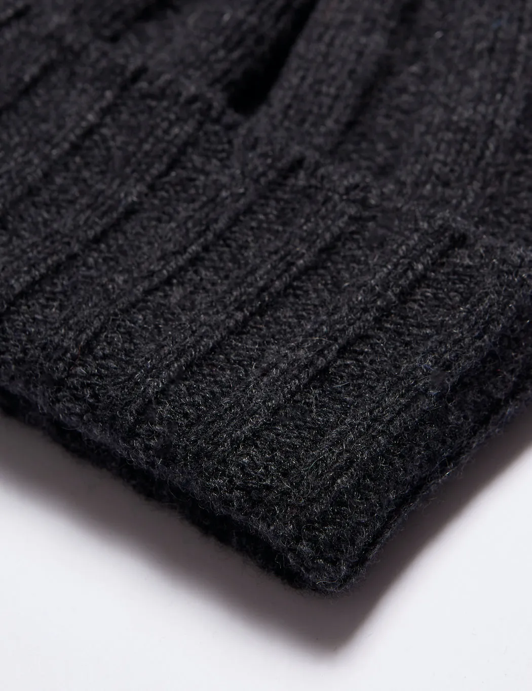 Bhode Skye Beanie Hat (Cashmere) - Charcoal Grey