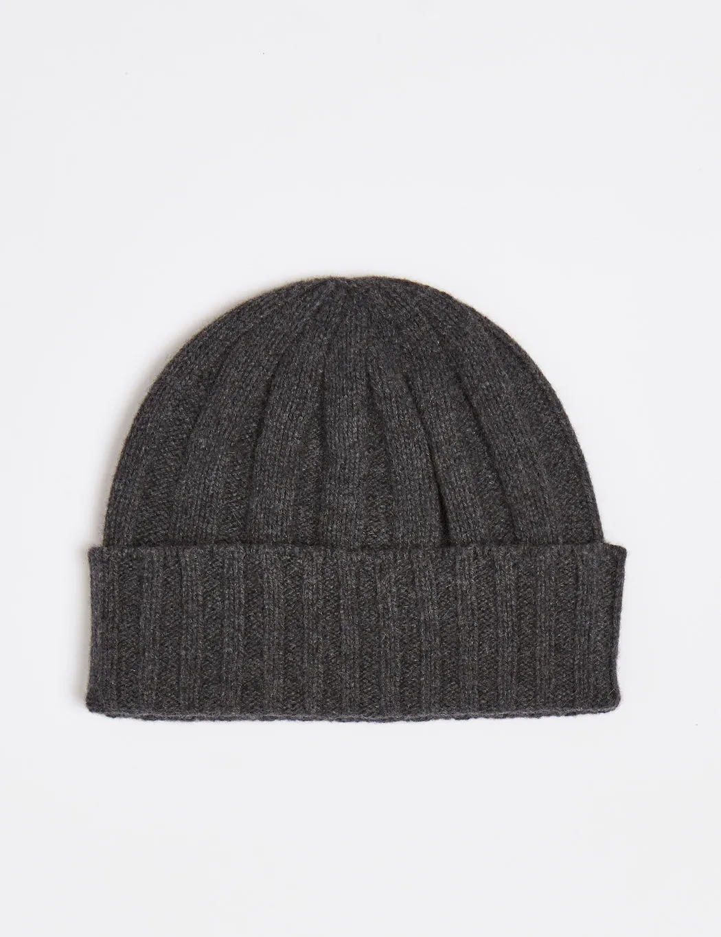 Bhode Skye Beanie Hat (Cashmere) - Charcoal Grey