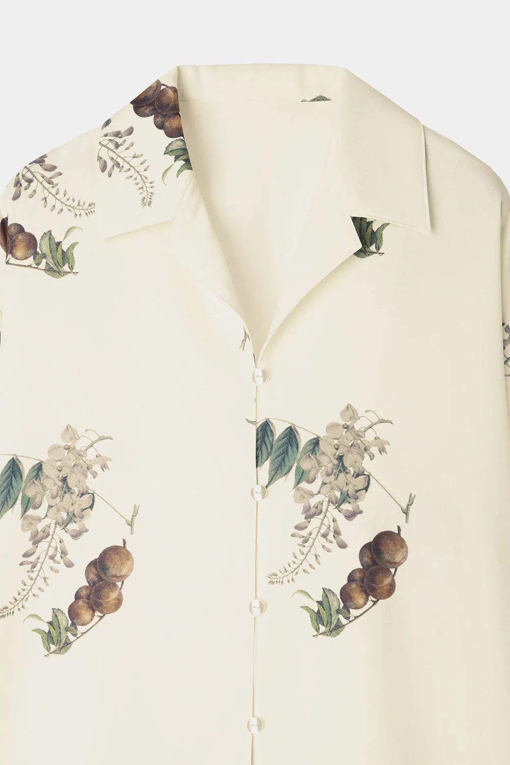 botanical open collar shirts