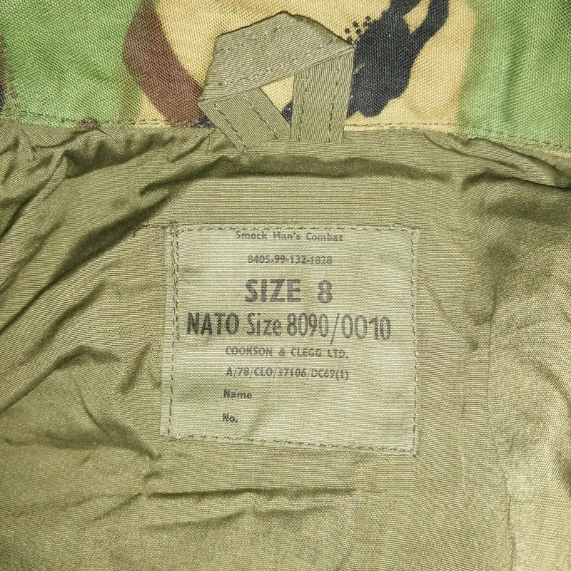 British 68-patt. Combat Smock / Jacket. Used/Graded / NOS. D.P.M.