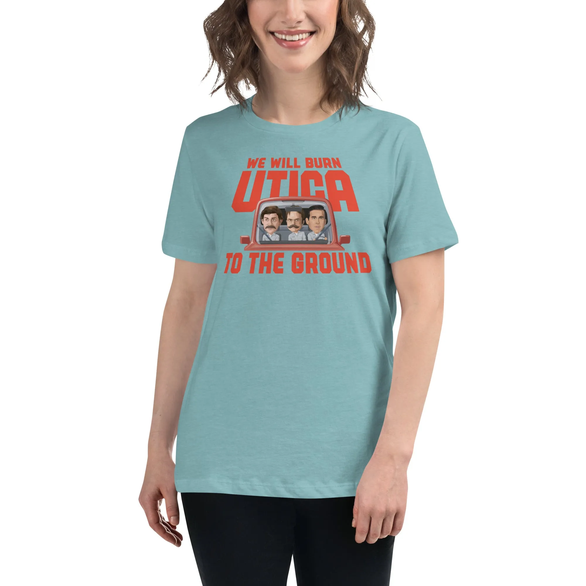 Burn Utica Women's Relaxed T-Shirt