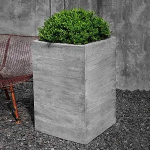 Campania International Chenes Brut Tall Box Planter