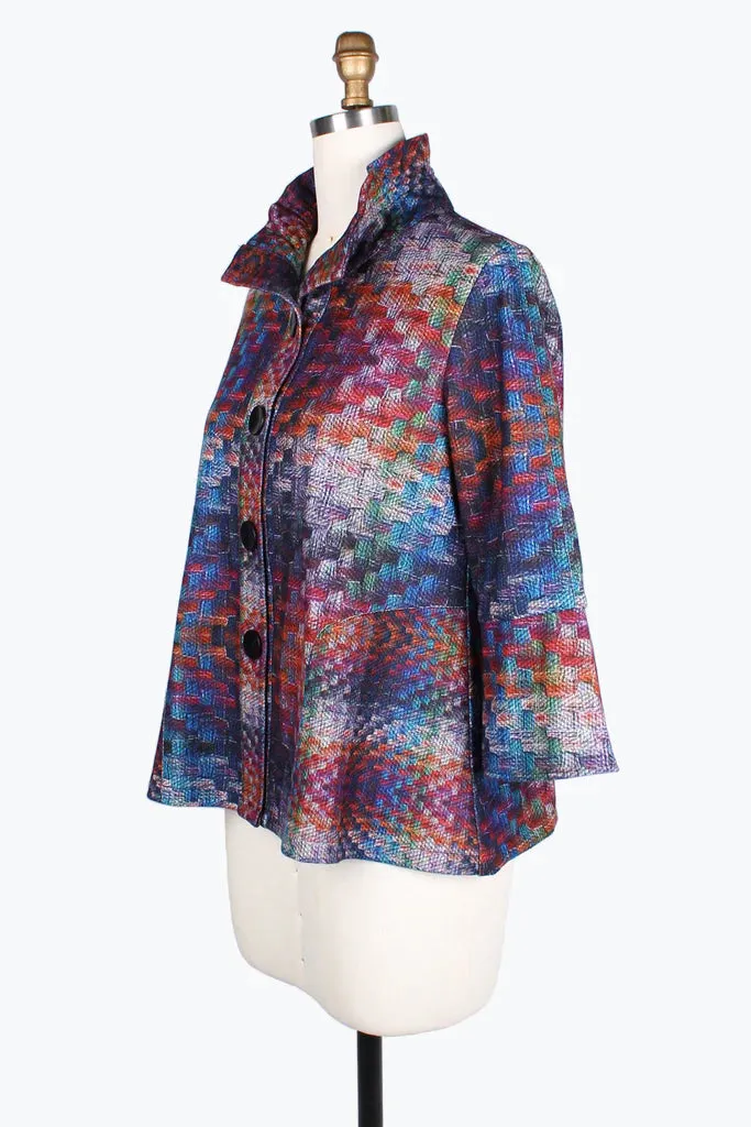 Damee Interweaving Rainbow Short Jacket 4755-MLT