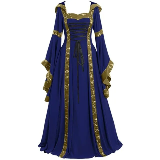 DressBetty - Vintage Gothic Renaissance Cosplay Party Long Gown Dress