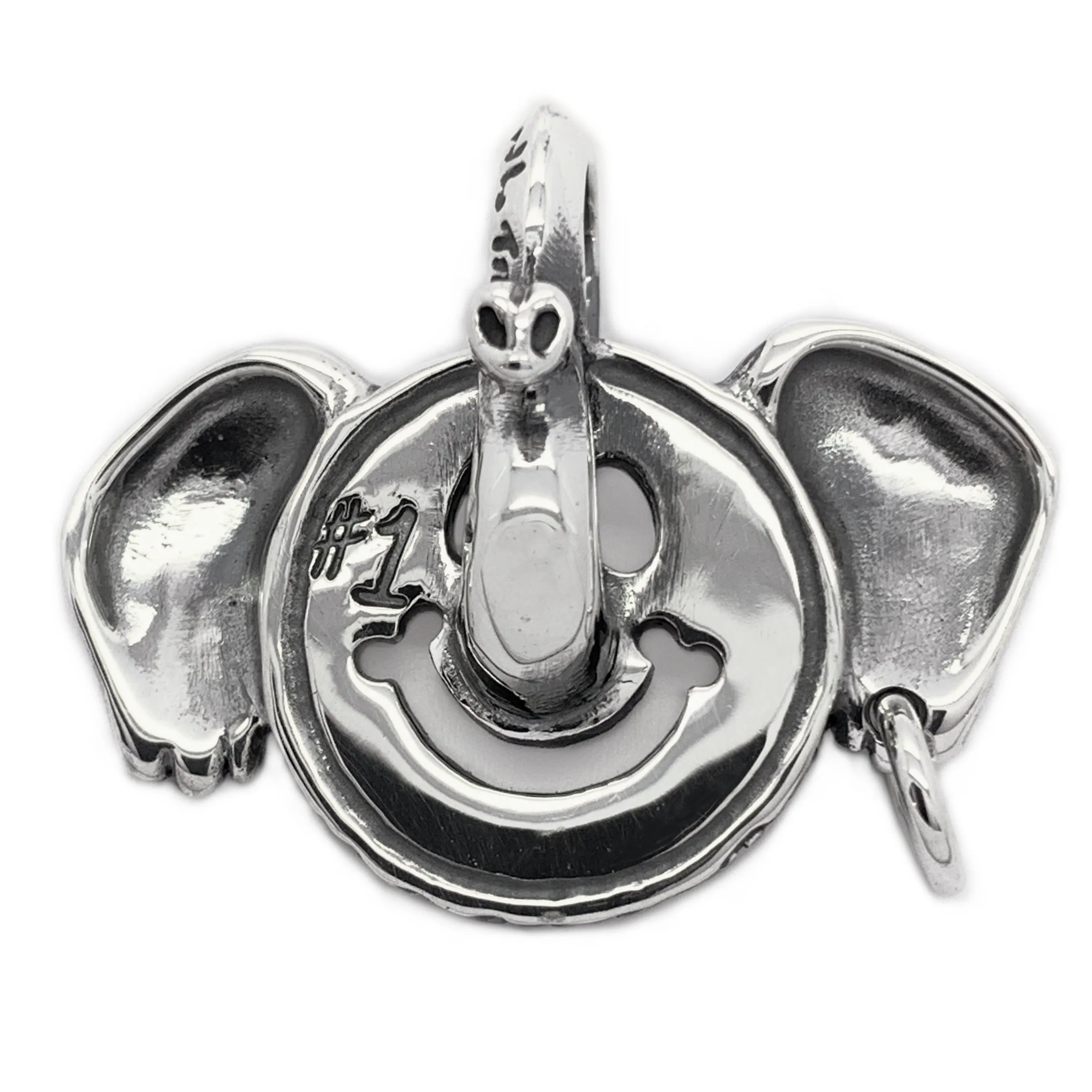 Elephant Happy Face Charm