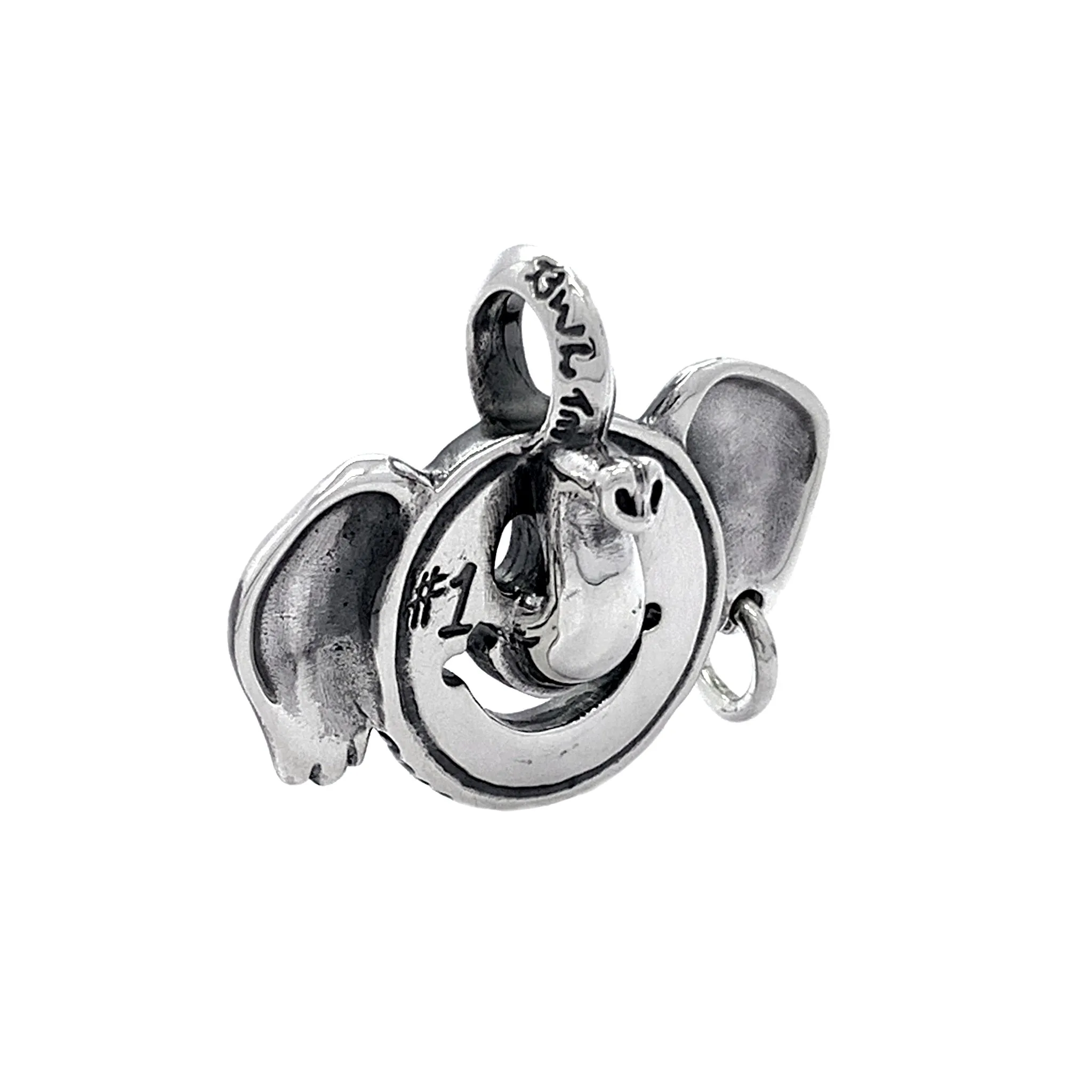 Elephant Happy Face Charm