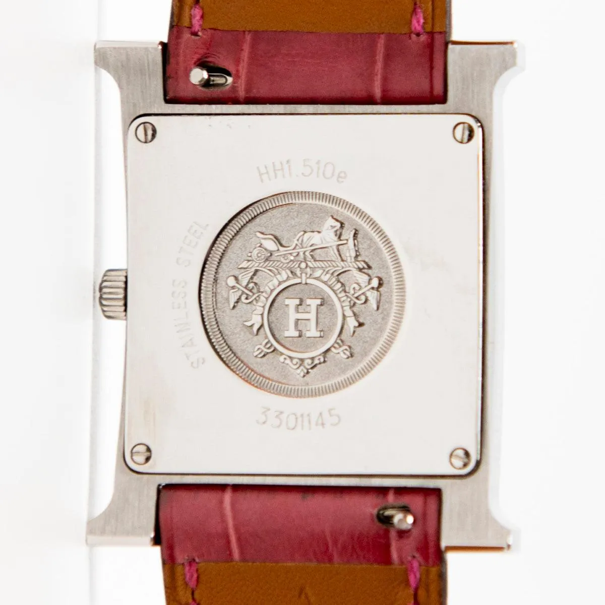 Hermes Braise Alligator Heure H Watch 30mm