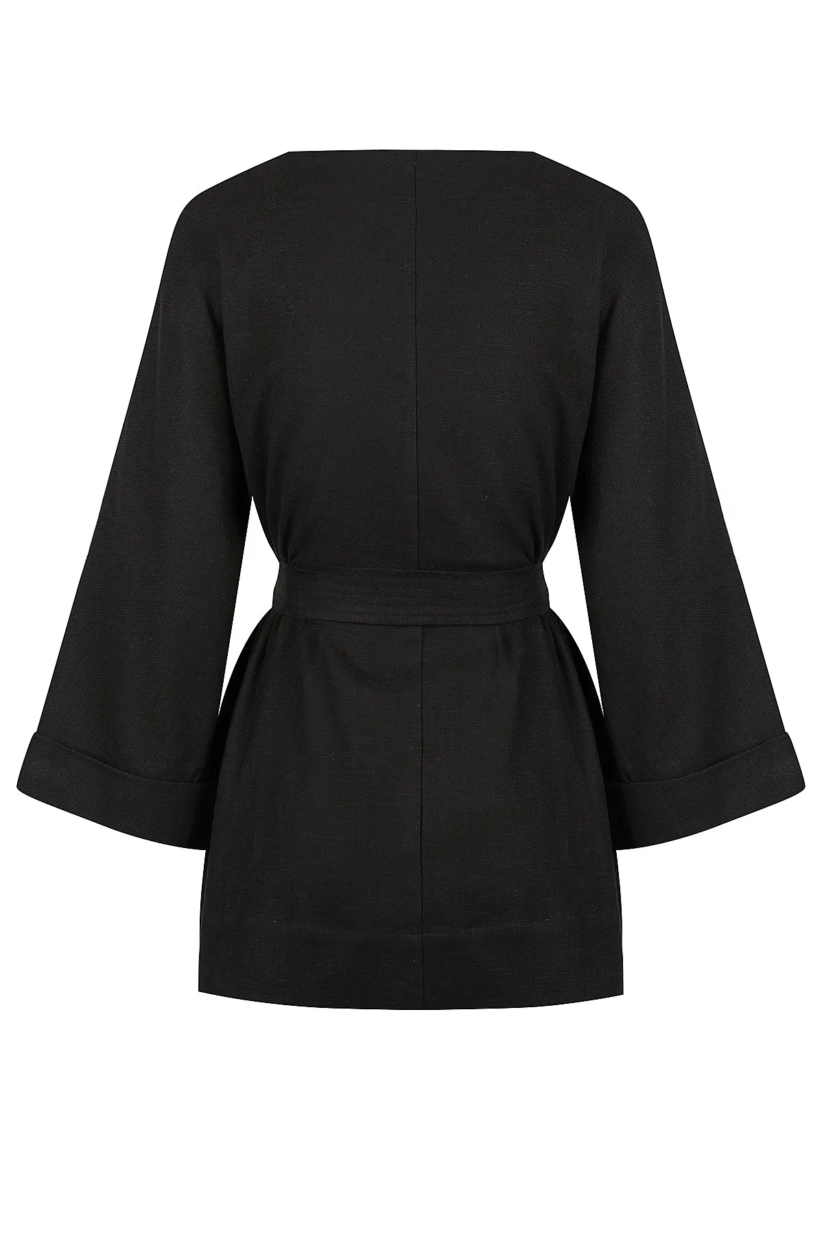 Jada Wrap Jacket - Black