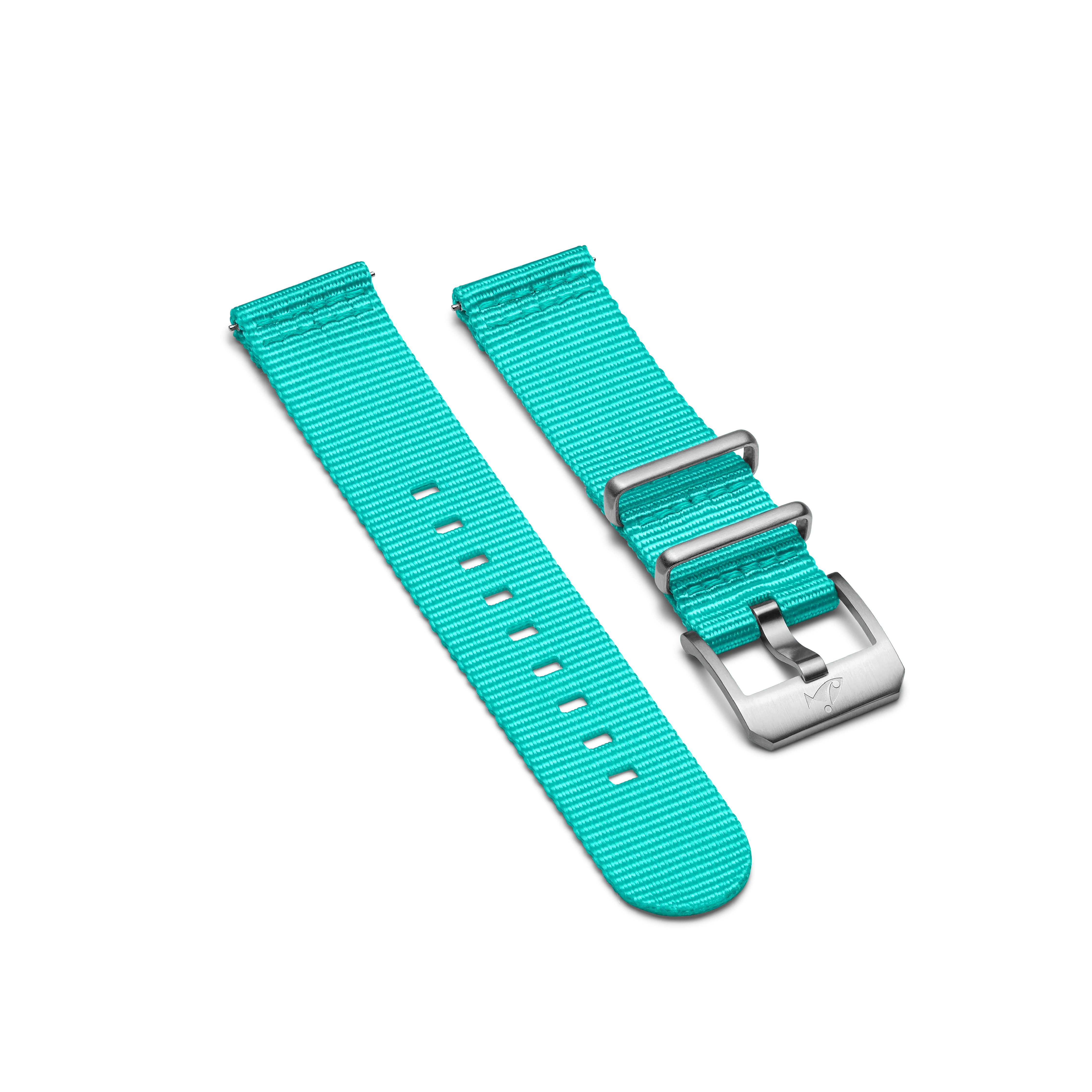 NATO strap with pin buckle, Turquoise