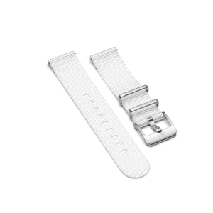 NATO strap with pin buckle, White