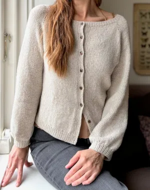 Nigrum cardigan by Refined Knitwear, knitting pattern