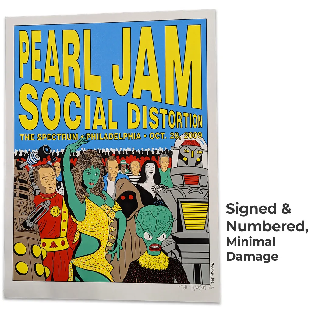 Pearl Jam/Social Distortion Philly 28Oct2009 Poster