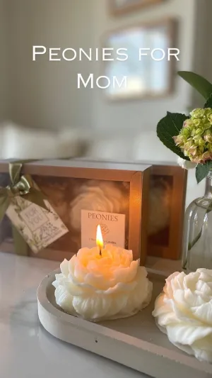 Peony Candles Duo