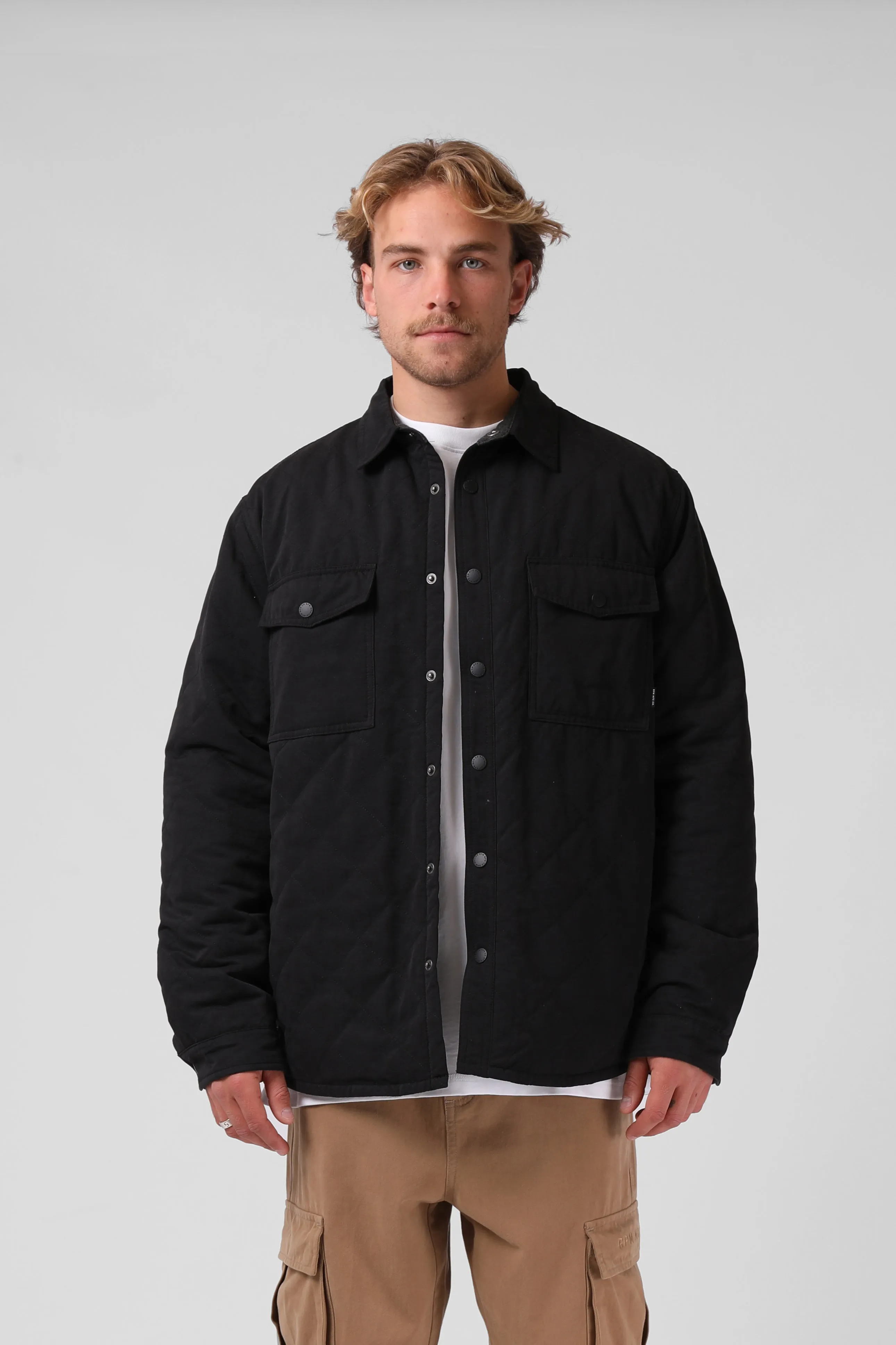 Quilted Jacket - Black