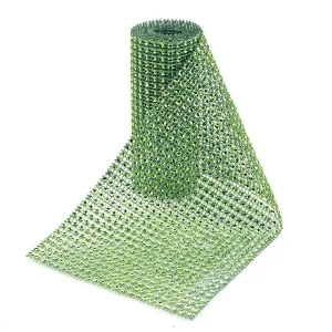 Rhinestone Mesh Wrap Roll, 4-3/4-inch, 1-yard