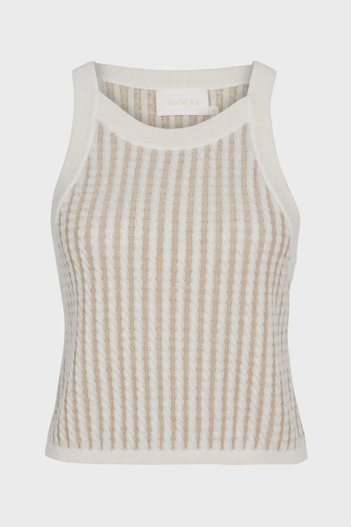 Sancia Juda Knit Tank - Sandcastle