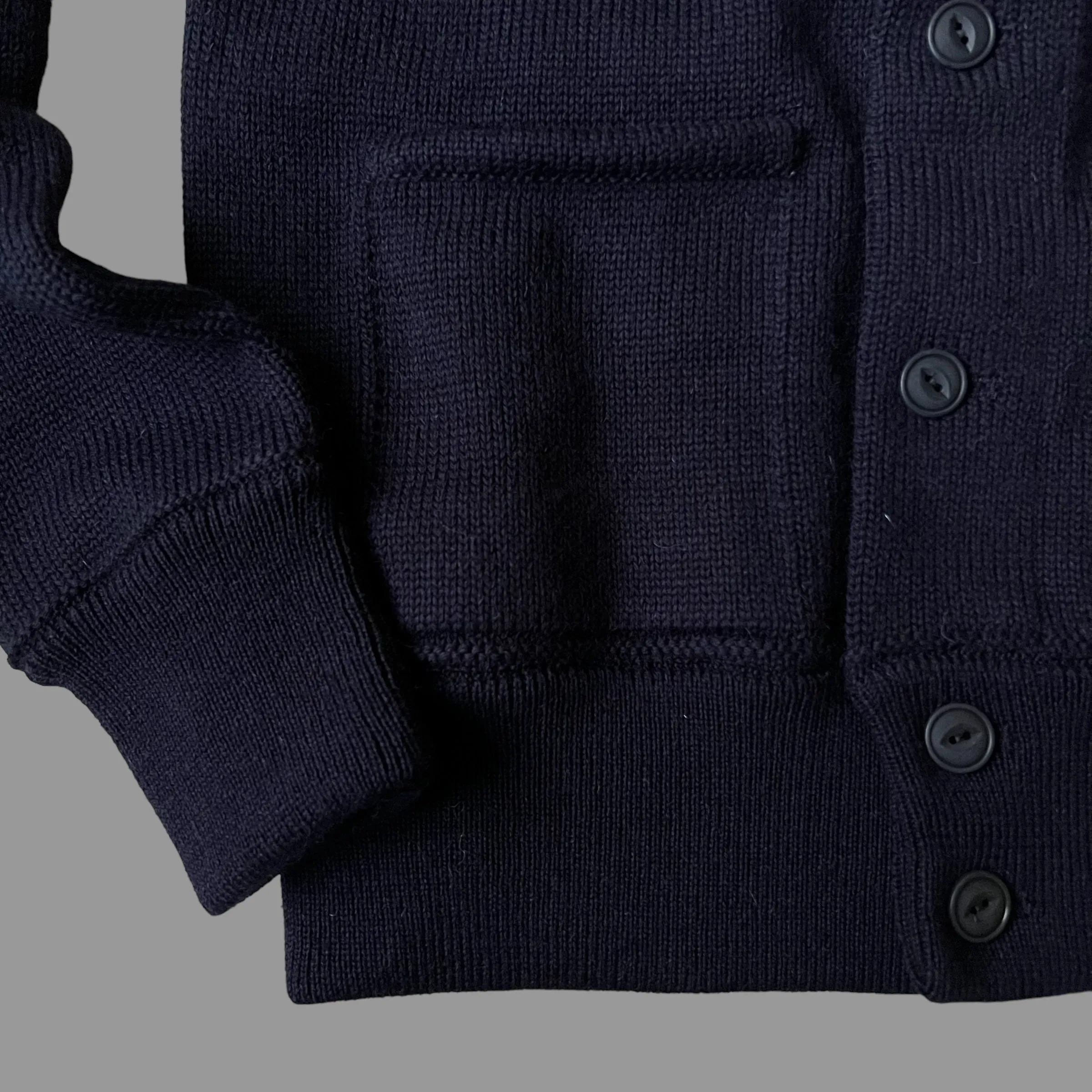 THE BRIG 2 CARDIGAN - NAVY