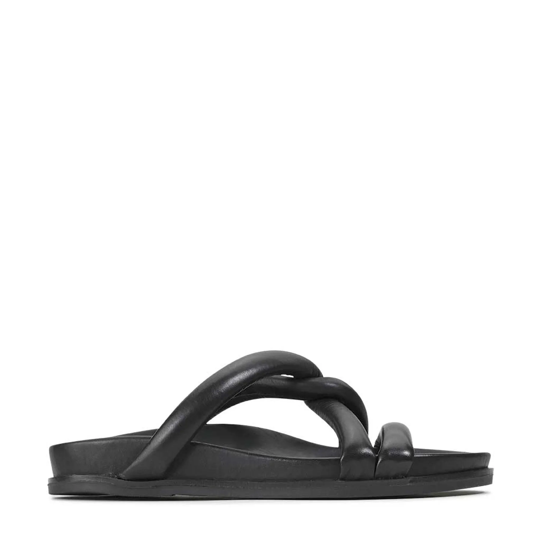 TIES LEATHER ARCHIVE SANDALS