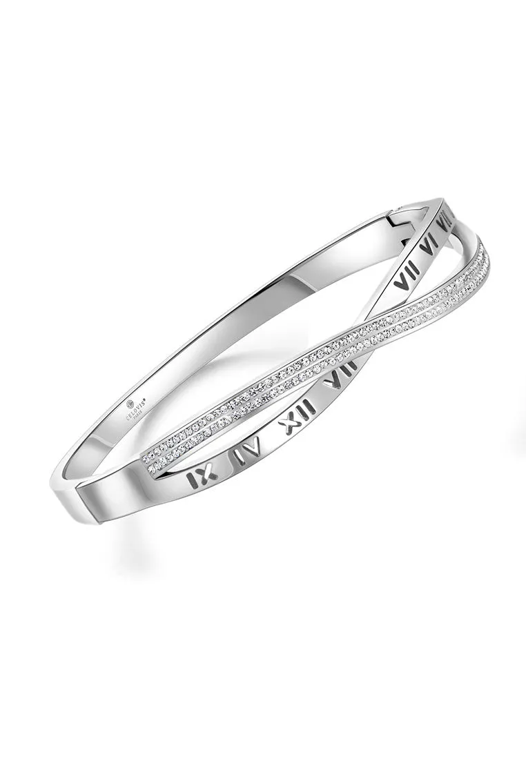 Vera Roman Numeric with Dias Bangle